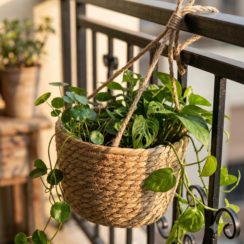 1/3x Rope Hanging Planter Bask – Spider Plant Hanging Bewertung und Preis