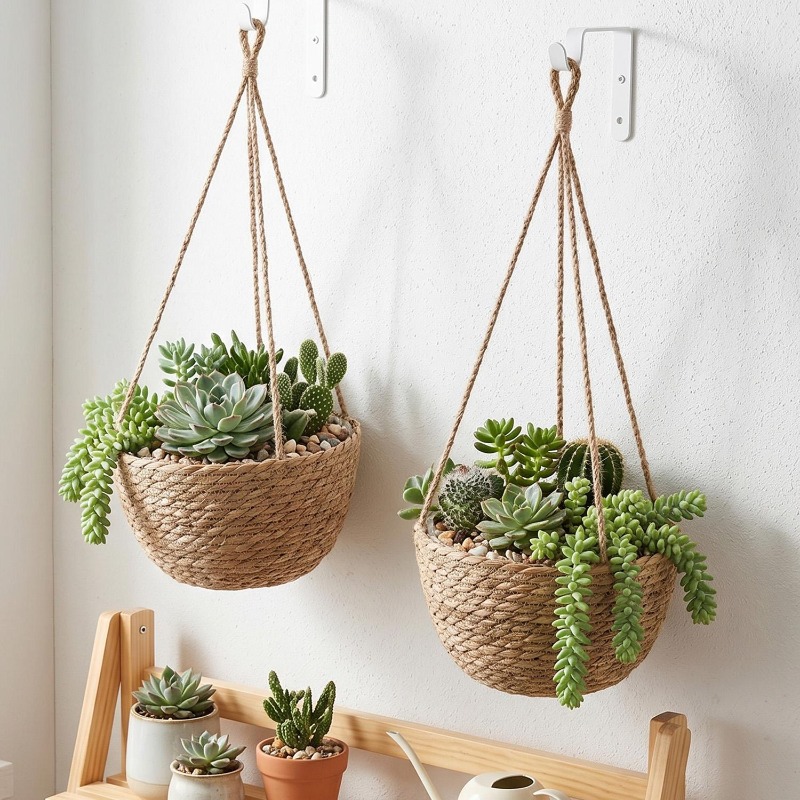 1/3x Rope Hanging Planter Bask – Spider Plant Hanging Bewertung und Preis