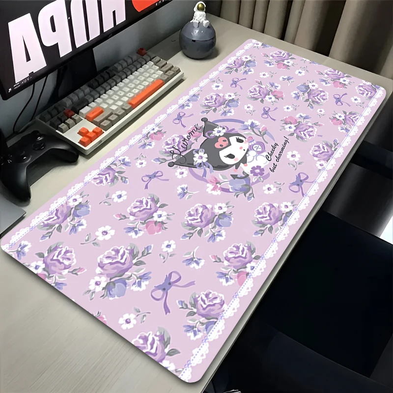 Office Computer Desk Mat Kurom – Tradescantia Purple Bewertung und Preis