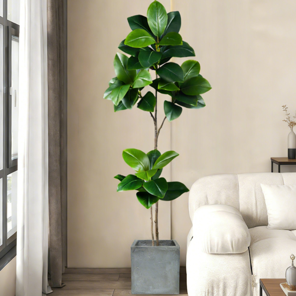 74-140cm Artificial Rubber Tre – Ficus Lyrata Tree Bewertung und Preis