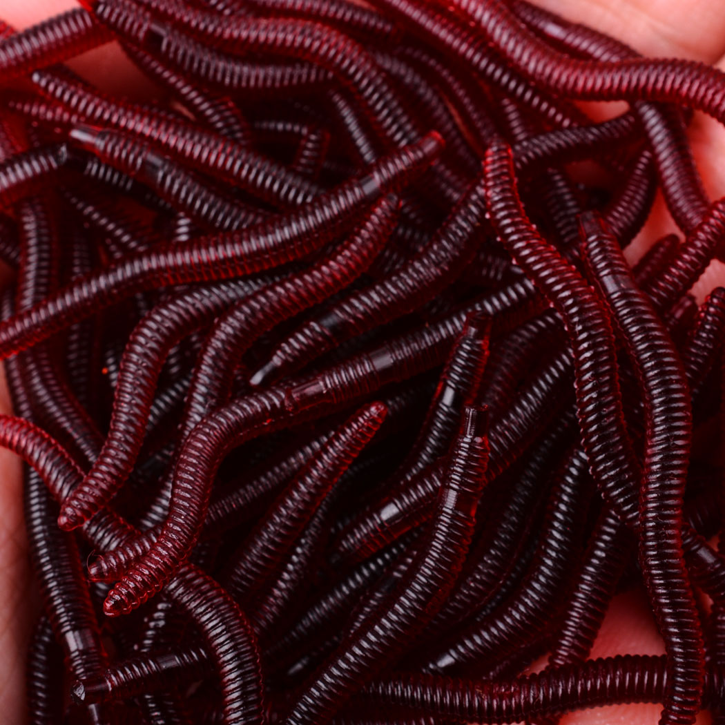 50pcs Lifelike Red Worm Soft L – Aglaonema Red Bewertung und Preis