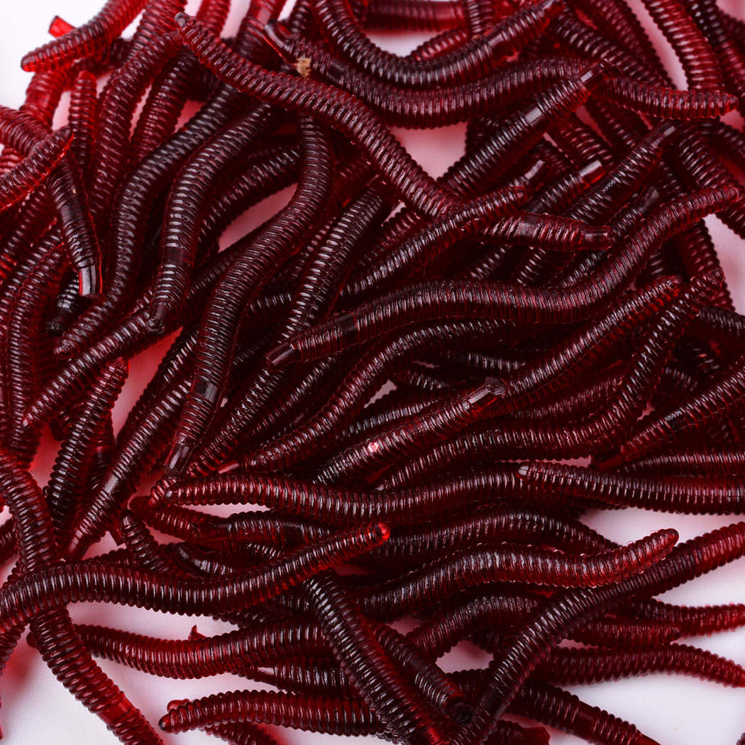 50pcs Lifelike Red Worm Soft L – Aglaonema Red Bewertung und Preis