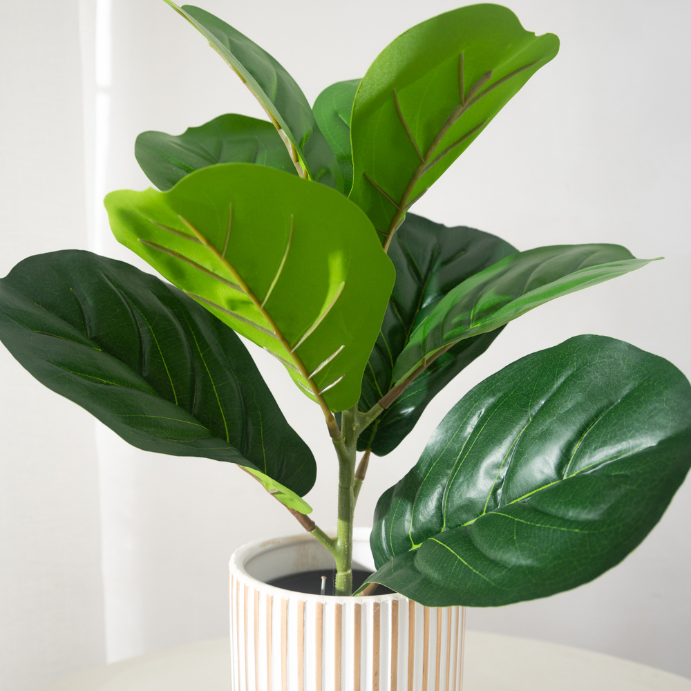 38cm 9 Forks Artificial Ficus  – Ficus Lyrata Tree Bewertung und Preis