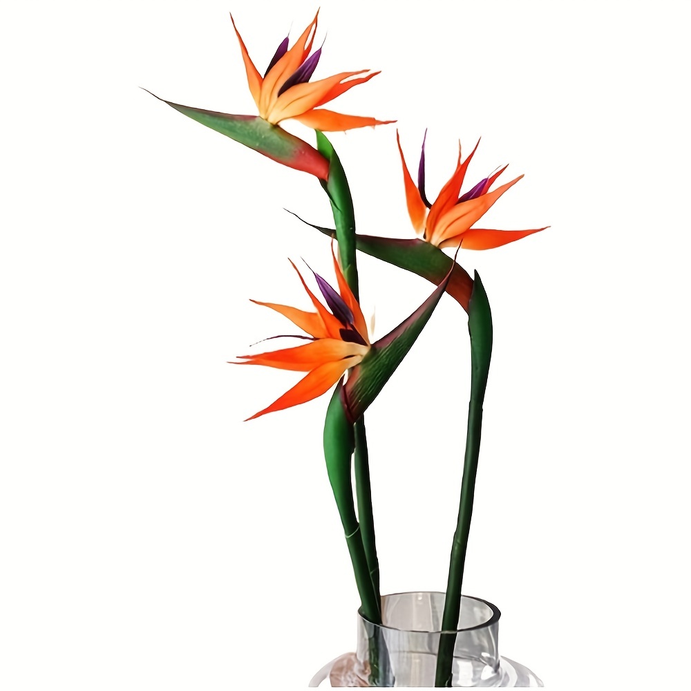3Pcs Artificial Heaven Bird Fl – Bird Paradise Strelitzia Bewertung und Preis