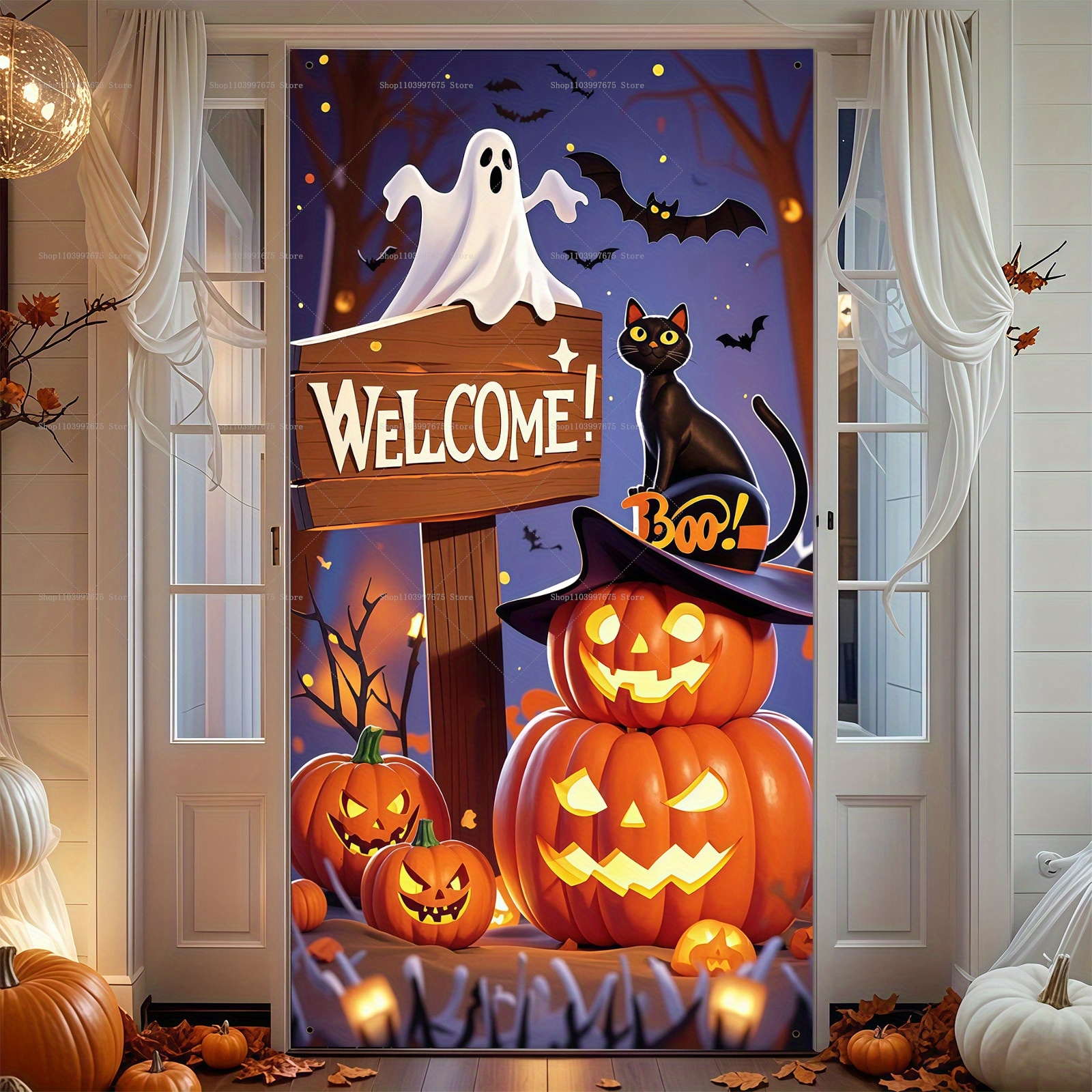 Happy Halloween Door Banner Ev – Spider Plant Hanging Bewertung und Preis
