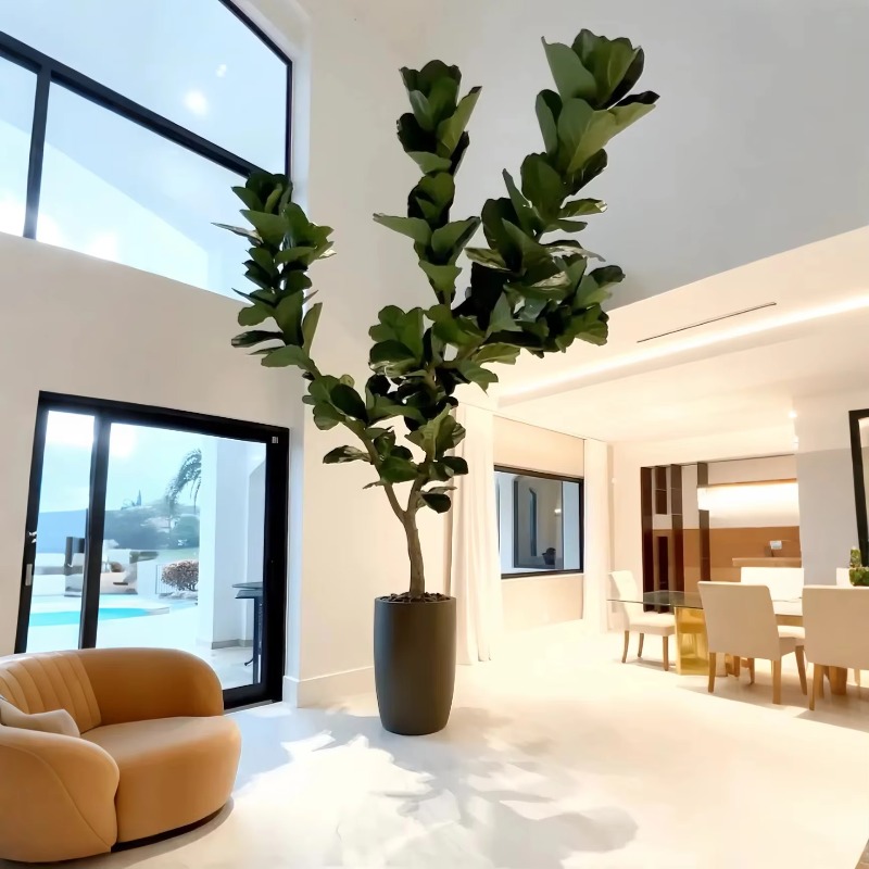 Artificial Plants Indoor Potte – Ficus Lyrata Tree Bewertung und Preis