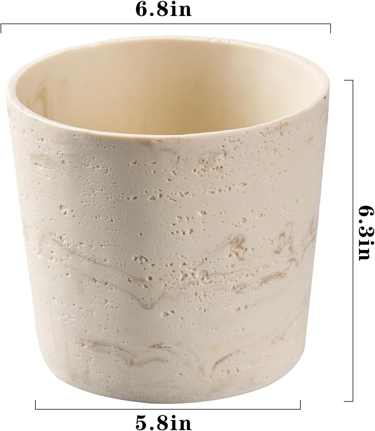 7 Inch Natural Travertine Text – Aloe Vera Pot Bewertung und Preis