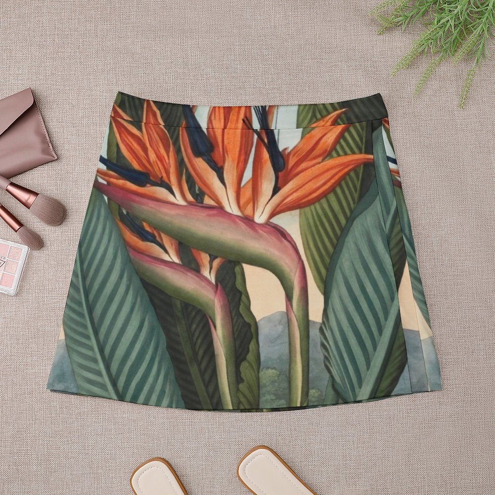Botanical illustration: Bird o – Bird Paradise Strelitzia Bewertung und Preis
