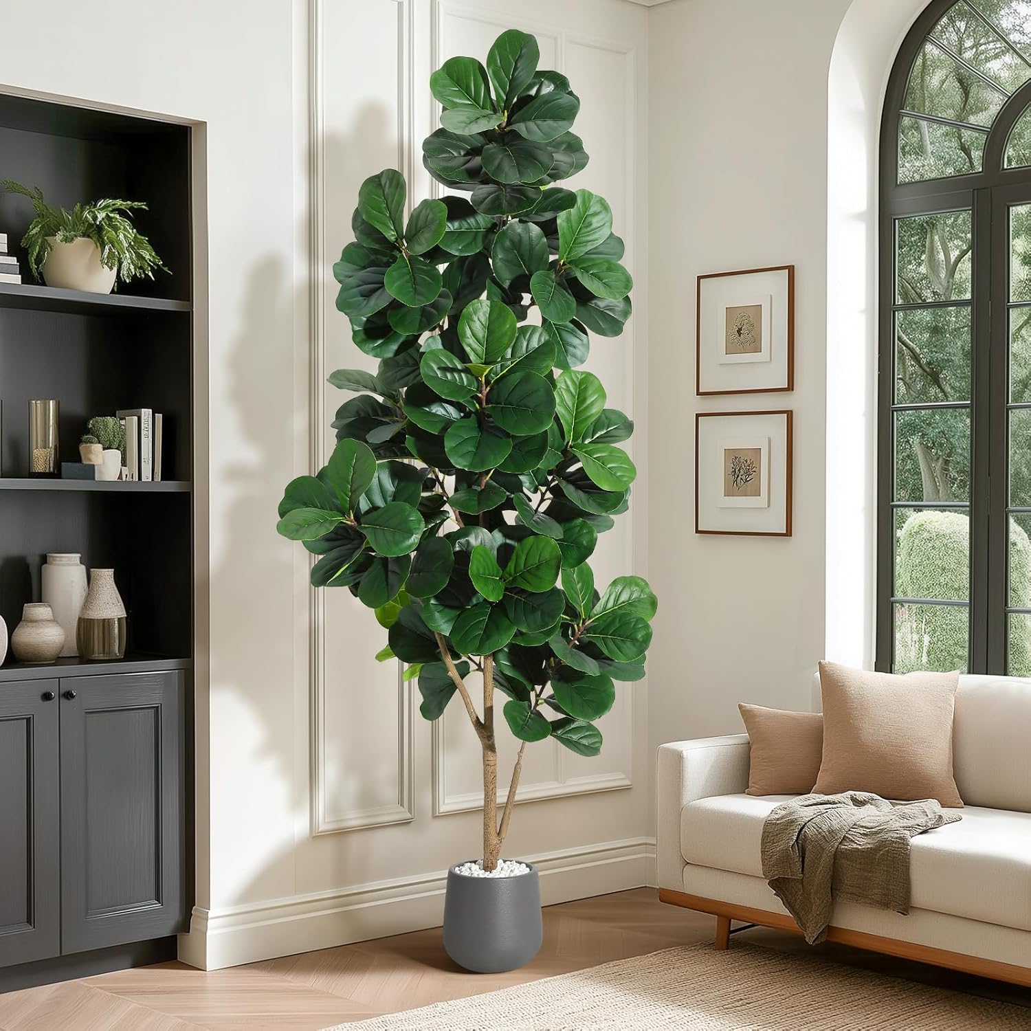 4FT/5FT/6FT/7FT Fiddle Leaf Fi – Ficus Lyrata Tree Bewertung und Preis
