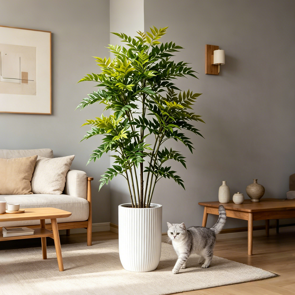 73-135cm Artificial Nandina Pl – Ficus Lyrata Tree Bewertung und Preis