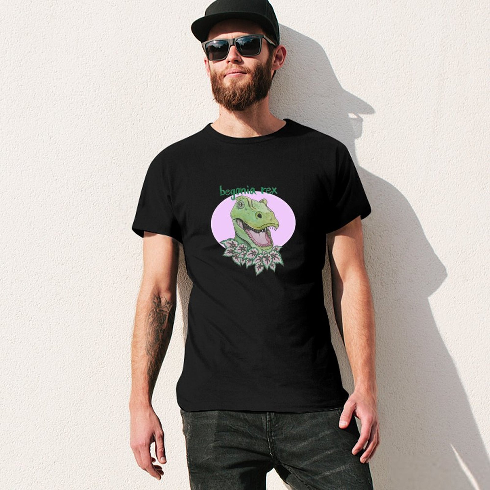 T rex begonia (pink) T-Shirt S – Begonia Rex Bewertung und Preis