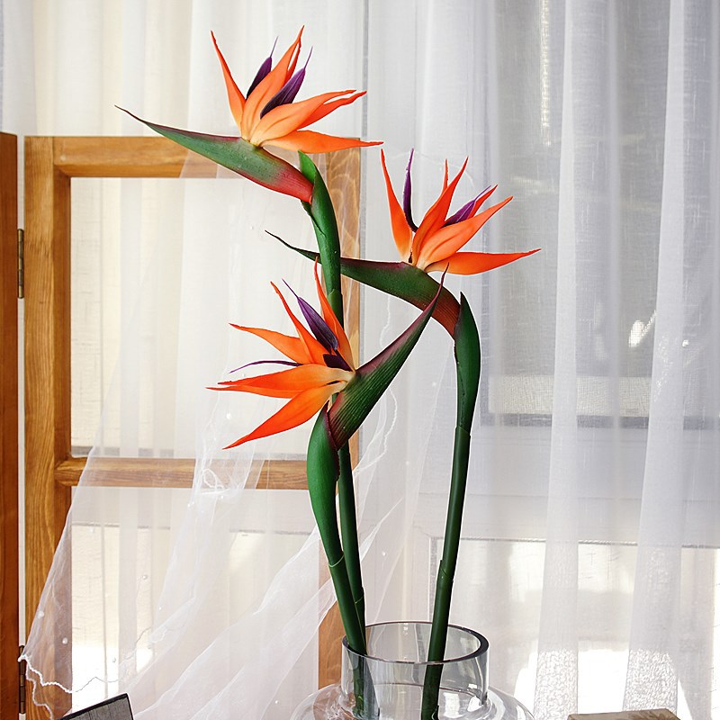 3pcs Artificial Bird Of Paradi – Bird Paradise Strelitzia Bewertung und Preis